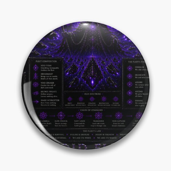 Item preview, Cyberpunk Void Fleet Neon Purple Interstellar Spaceship Art designed and sold by RiteshCenter .