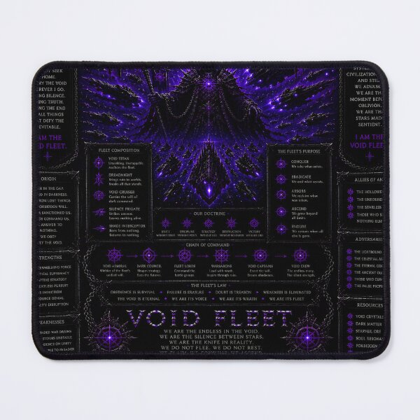 Item preview, Cyberpunk Void Fleet Neon Purple Interstellar Spaceship Art designed and sold by RiteshCenter .
