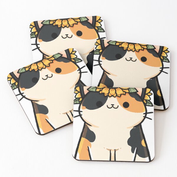 Item preview, Calico Cat Sunflower Crown designed and sold by pumsquare.