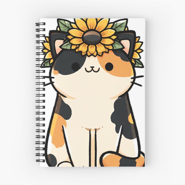 Item preview, Calico Cat Sunflower Crown designed and sold by pumsquare.