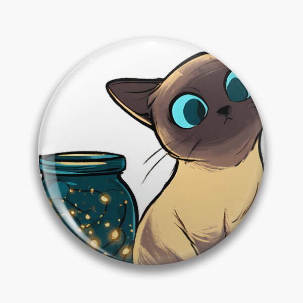 Item preview, Siamese Cat Firefly Jar designed and sold by pumsquare.