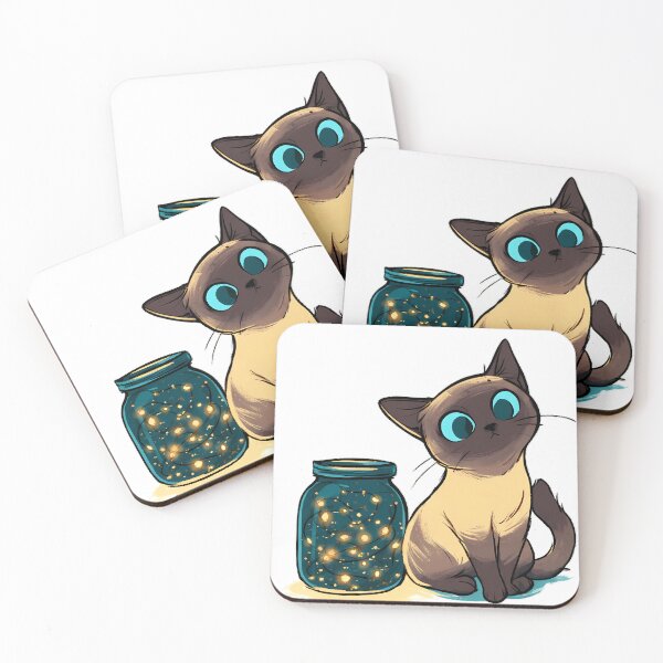 Item preview, Siamese Cat Firefly Jar designed and sold by pumsquare.