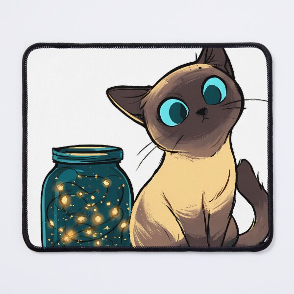 Item preview, Siamese Cat Firefly Jar designed and sold by pumsquare.