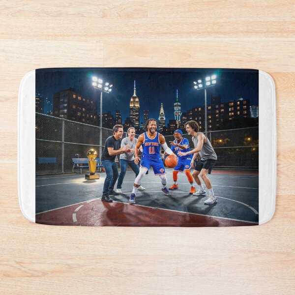Item preview, Jalen Brunson Playing NYC Pick Up Basketball  designed and sold by Home Decor Art.