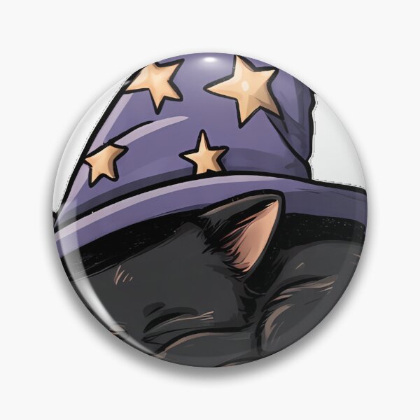 Item preview, Black Cat Witchy Hat designed and sold by pumsquare.