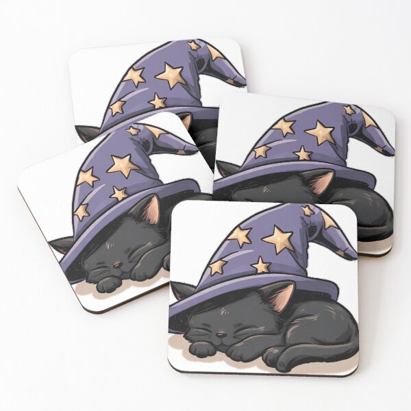 Item preview, Black Cat Witchy Hat designed and sold by pumsquare.