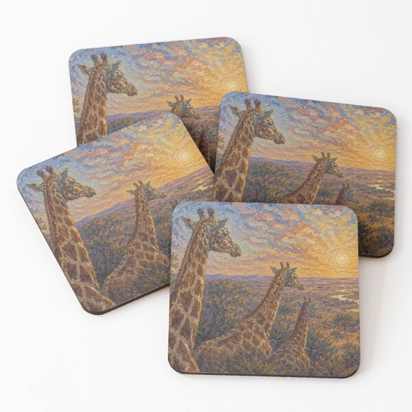 Item preview, Giraffes Watching designed and sold by Kipepeo2025.
