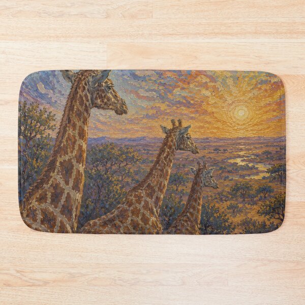 Item preview, Giraffes Watching designed and sold by Kipepeo2025.