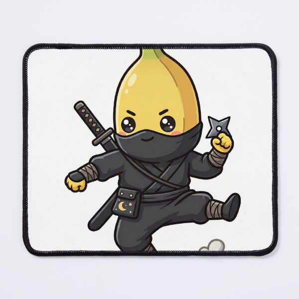 Item preview, Cute Banana Ninja Sticker | Funny Ninja Banana designed and sold by Tharaazu.