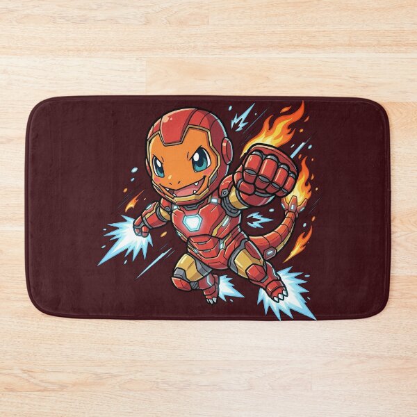 Item preview, Iron Salamander Chibi Superhero Crossover Fan Art designed and sold by KismetsKawaiiCo.