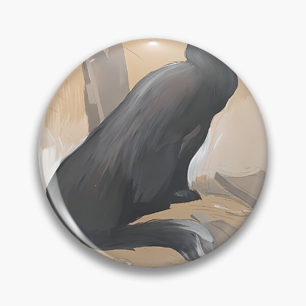 Item preview, Black Cat Portrait | Cat Art designed and sold by GammaRay.