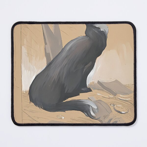 Item preview, Black Cat Portrait | Cat Art designed and sold by GammaRay.