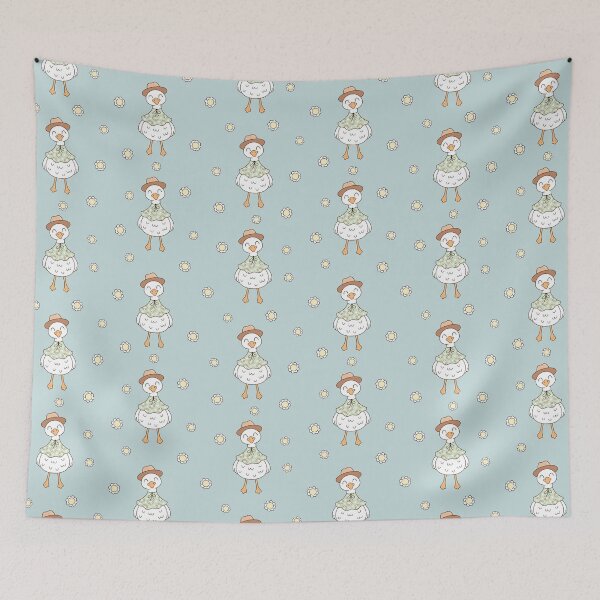 Item preview, Funny Serious Goose Pattern designed and sold by Julza Art.