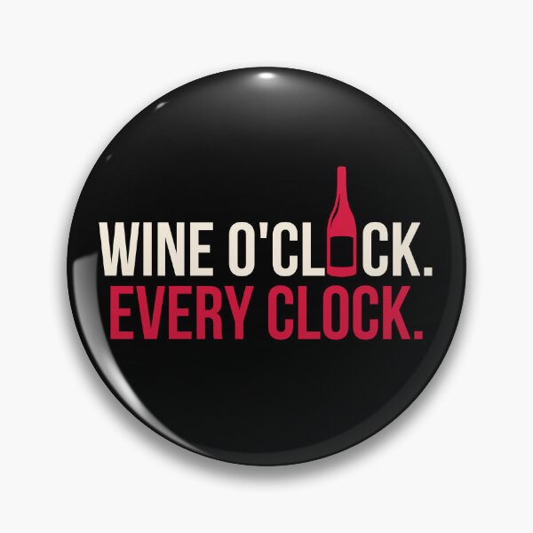 Item preview, Wine OClock Every Clock Funny Wine Lover T-Shirt Wine Humor Gift Wine Mom Tee designed and sold by TongTang.