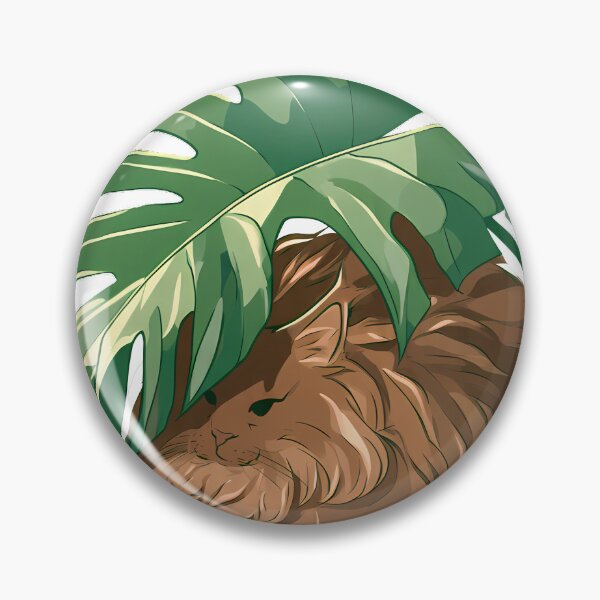 Item preview, Maine Coon Monstera Leaf designed and sold by pumsquare.