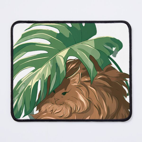 Item preview, Maine Coon Monstera Leaf designed and sold by pumsquare.