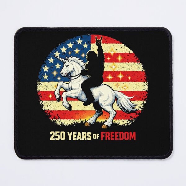 Item preview, Retro Vintage 4th of July Bigfoot American Flag Sasquatch designed and sold by PixelMarrero.