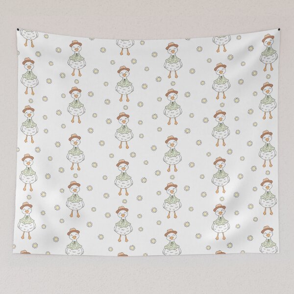 Item preview, Funny Serious Goose Pattern designed and sold by Julza Art.