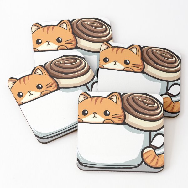 Item preview, Orange Tabby Coffee Roll designed and sold by pumsquare.