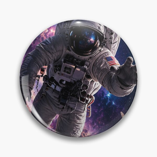 Item preview, Among the Stars – Astronaut Reaching Through the Cosmos designed and sold by PaulKlor.