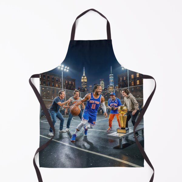 Item preview, Jalen Brunson Playing NYC Pick Up Basketball designed and sold by Home Decor Art.