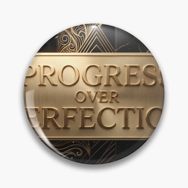 Item preview, Sophisticated Success Quote: Progress Over Perfection designed and sold by Neuralixa.