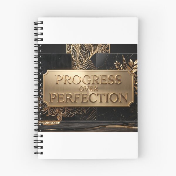 Item preview, Sophisticated Success Quote: Progress Over Perfection designed and sold by Neuralixa.