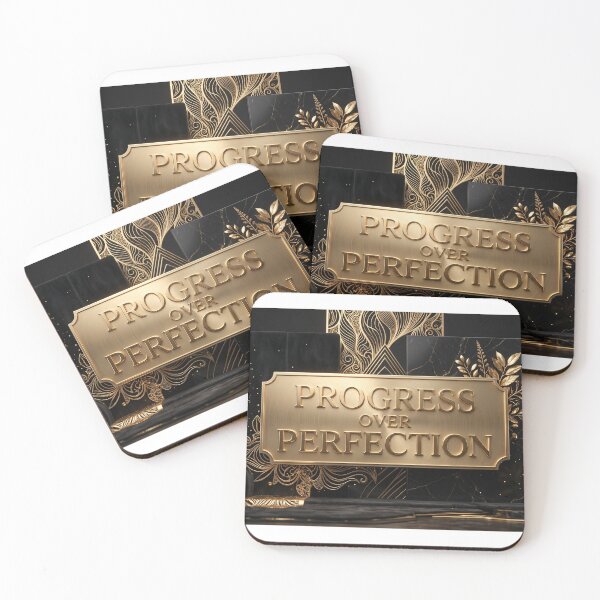 Item preview, Sophisticated Success Quote: Progress Over Perfection designed and sold by Neuralixa.