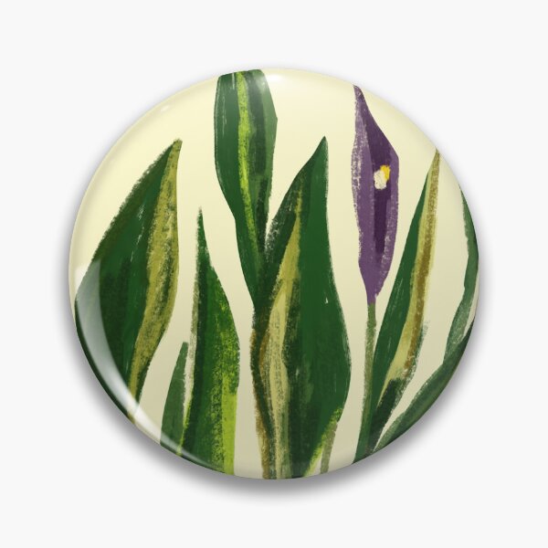 Item preview, Purple Calla Lily Among Green Leaves designed and sold by miromirr.