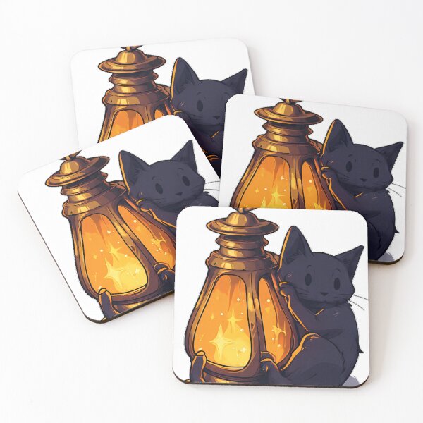 Item preview, Black Cat Cozy Lantern designed and sold by pumsquare.