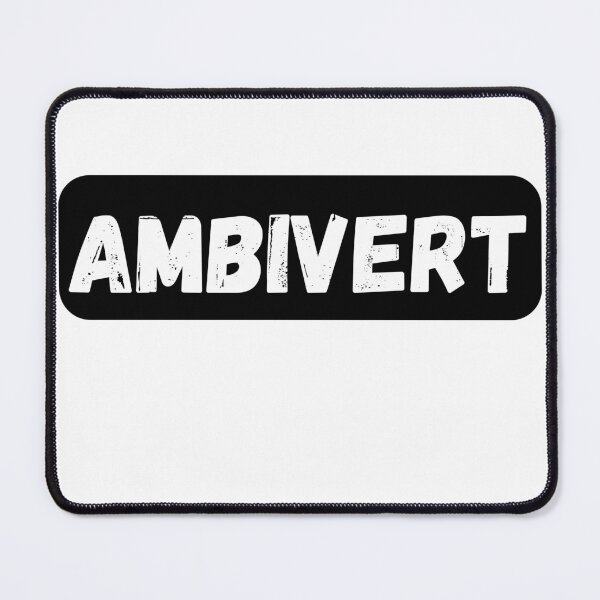 Item preview, Ambivert Minimal Personality Typography Design designed and sold by variant designer.