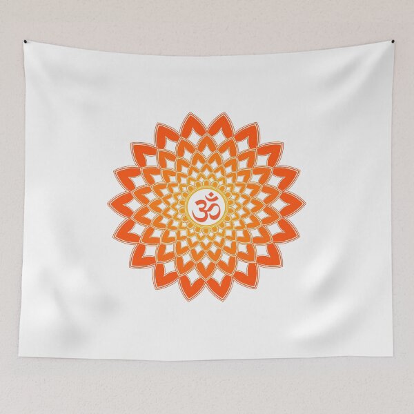 Item preview, Sacred Om Lotus Mandala Art designed and sold by Nehahabib.