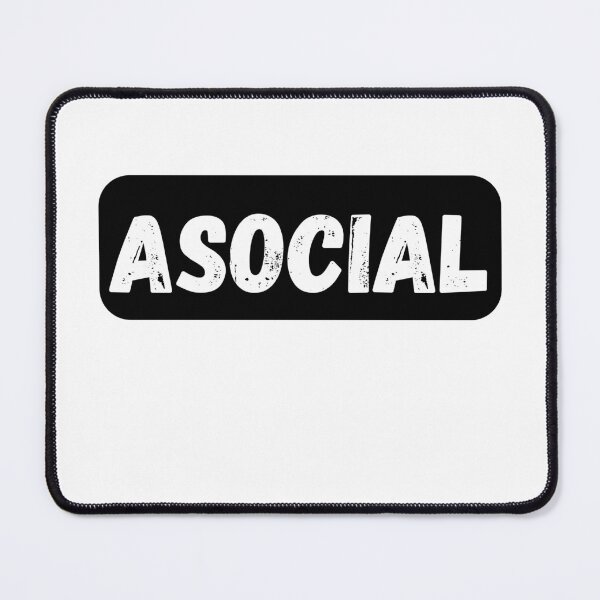 Item preview, Asocial Minimal Introvert Typography Design designed and sold by variant designer.