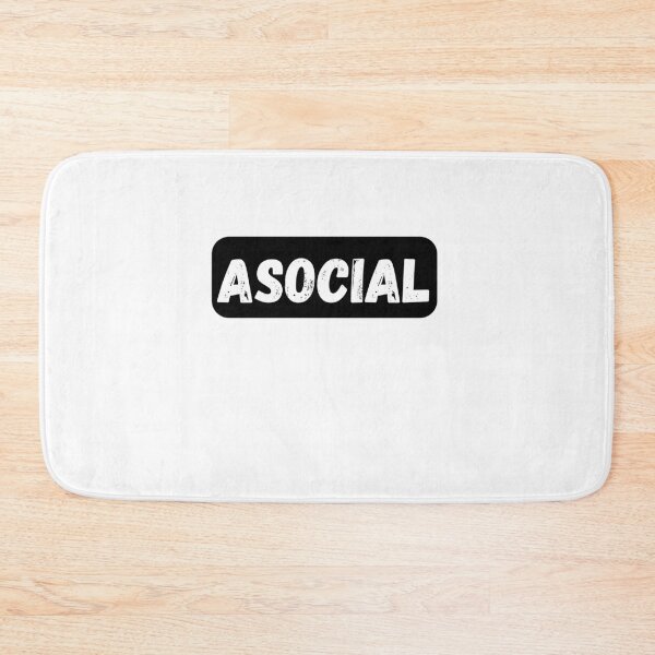 Item preview, Asocial Minimal Introvert Typography Design designed and sold by variant designer.