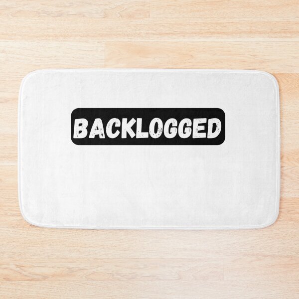 Item preview, Backlogged Moody Typography Design designed and sold by variant designer.