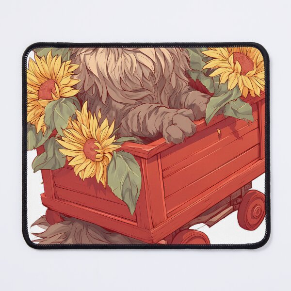 Item preview, Maine Coon Sunflower Wagon designed and sold by pumsquare.