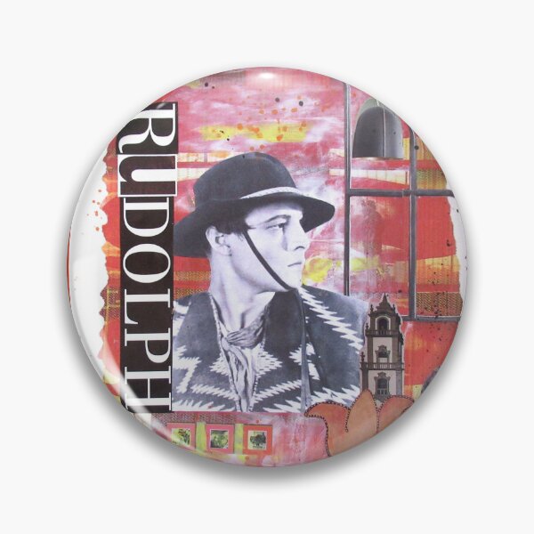 Item preview, Rudolph Valentino Profile designed and sold by collageDP.