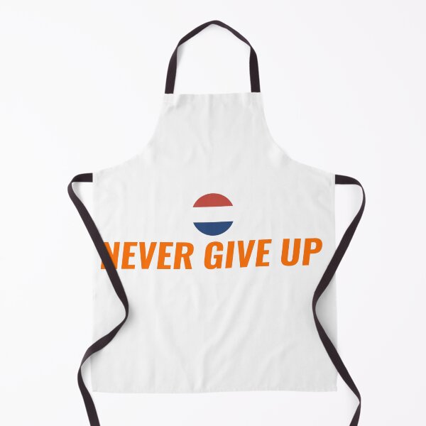Item preview, NEVER GIVE UP T-Shirt – Dutch Oranje Fan Tee 2026 | Uncle Jichuan designed and sold by Uncle-Jichuan.