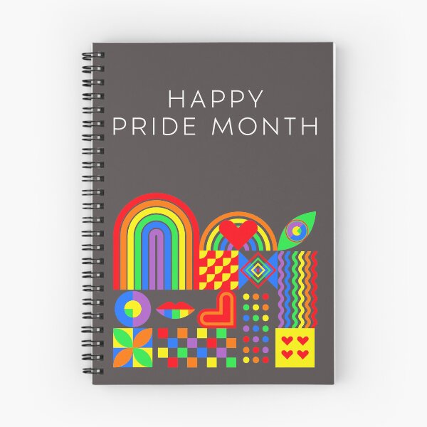 Item preview, Retro Rainbow Bauhaus Pride Month Geometric Abstract Art designed and sold by Fantabuloustef.