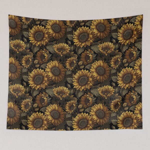 Item preview, Petaled Sunflower Floral  - Retro Flower Floral - Anniversary Gifts For Her designed and sold by RoyalStarsPatts.