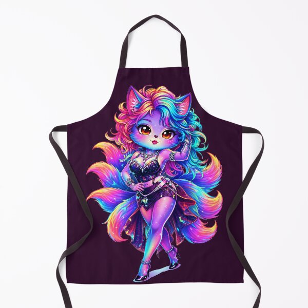 Item preview, Neon Nine Tailed Fox Cyberpunk Fashion Art Toy designed and sold by ChaEmm_Studio.