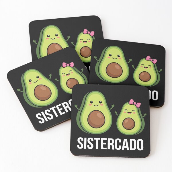 Item preview, Sistercado Cute Avocado Sisters Funny Gift designed and sold by TeNovaStudio.