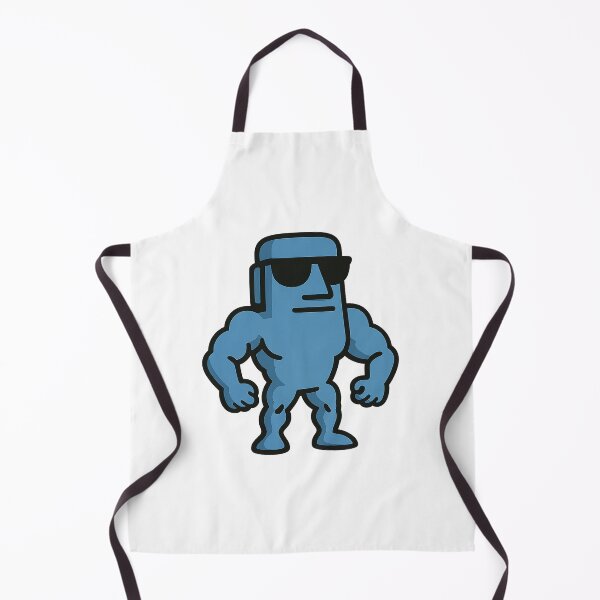 Item preview, Cool and Muscular Moai designed and sold by Ent-Egg.
