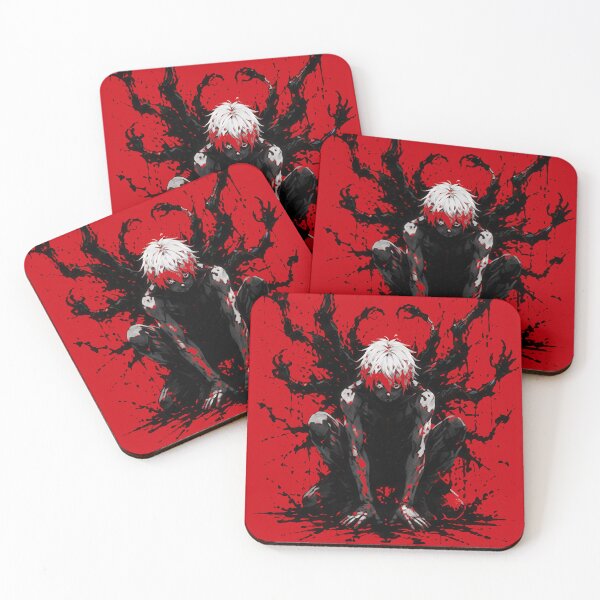 Item preview, Dark Anime Chaos Demon - Red and Black Horror Aesthetic designed and sold by saamessart.