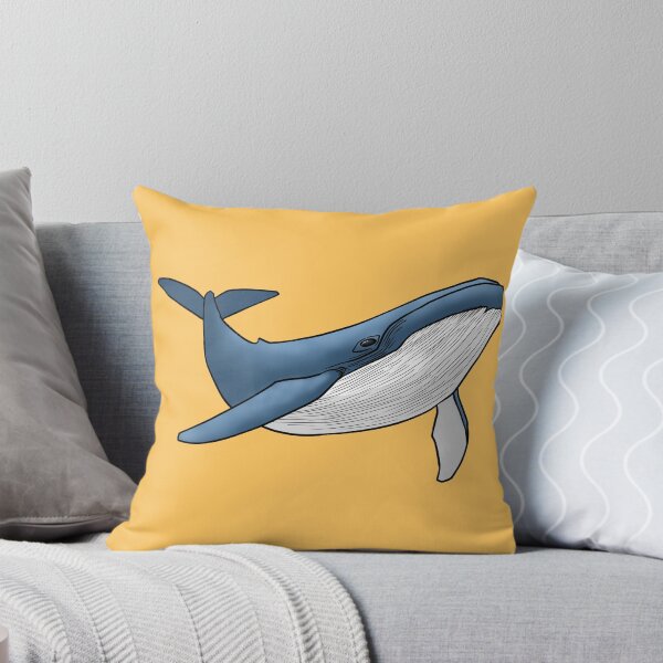 Item preview, Blue Whale Swimming Ocean Marine Life Simple Line Art designed and sold by ubborn.