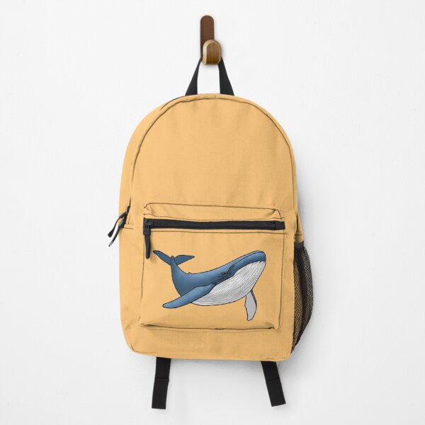 Item preview, Blue Whale Swimming Ocean Marine Life Simple Line Art designed and sold by ubborn.