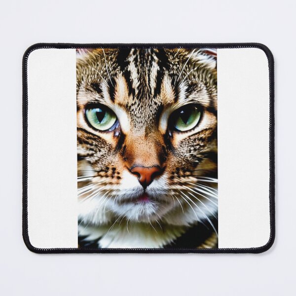 Item preview, Animals - Domestic Cat Portrait, Piercing Green Eyes and Hyper-realism designed and sold by DoodyPets.