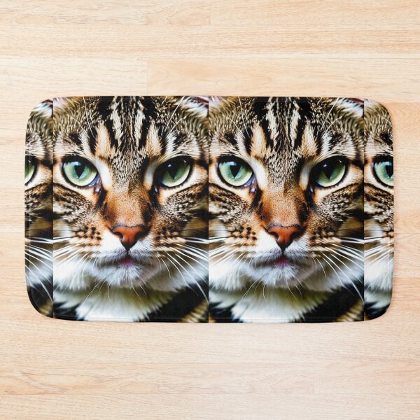Item preview, Animals - Domestic Cat Portrait, Piercing Green Eyes and Hyper-realism designed and sold by DoodyPets.