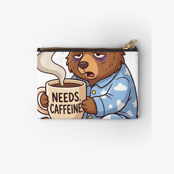 Item preview, First, coffee. Tired bear. Morning grouch. Sleep. designed and sold by Sabsll.