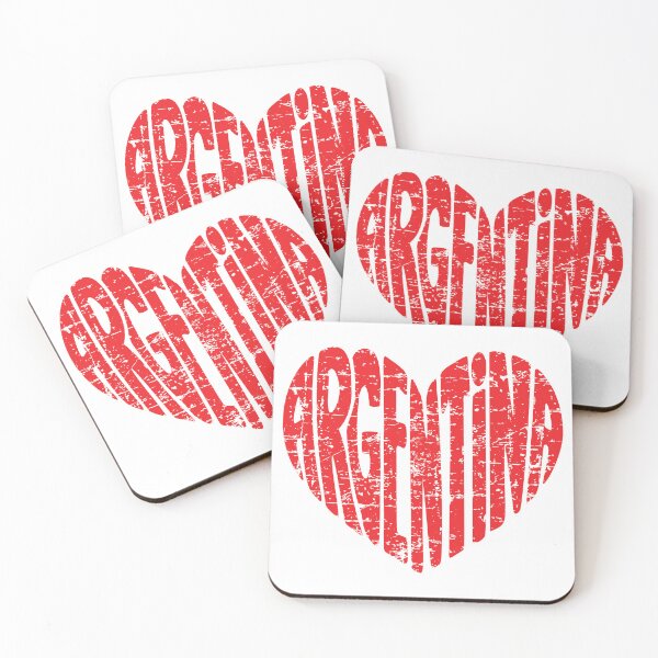 Item preview, ARGENTINA Heart Distressed Vintage Typography Design – Patriotic ARGENTINA Love Graphic designed and sold by Yodypee.